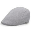 Solid color beret new men's spring and summer European and American retro forward cap cloth hat