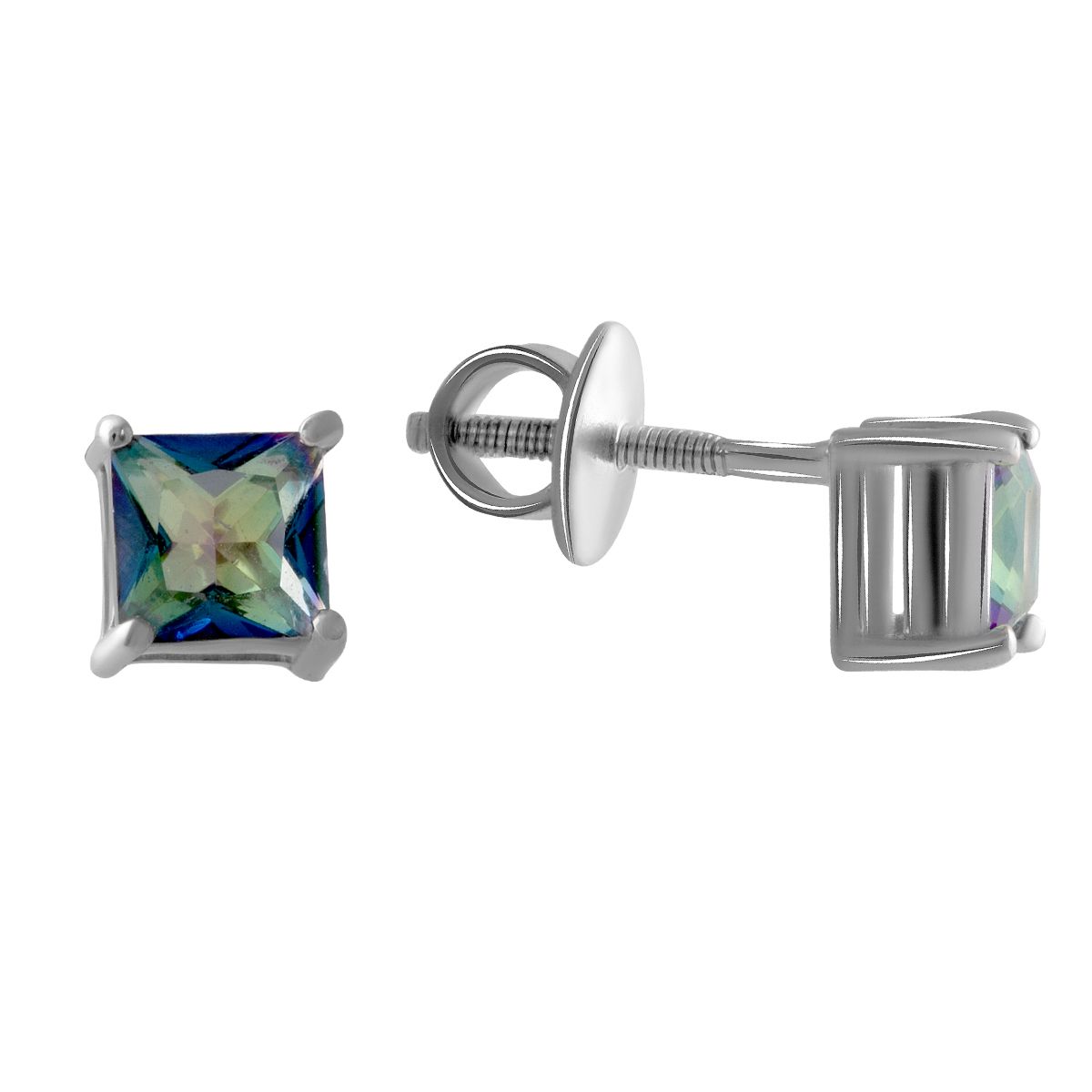 

Срібні сережки з топазом 1.99ct (2058847) різнокольорові кольору