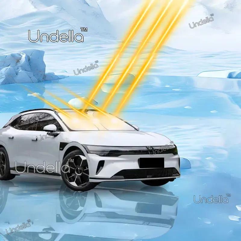 For Zeekr 7GT 2026 2027 Car Foldable Car Sun Visor Front Windshield Sunshade Heat Insulation Cover Anti-UV Interior Accessories