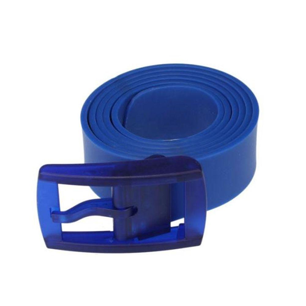 Plastic Buckle Waist Belt Strap Smooth Buckle Cummerbund Belts Waistband Silicone Belt Casual Belts