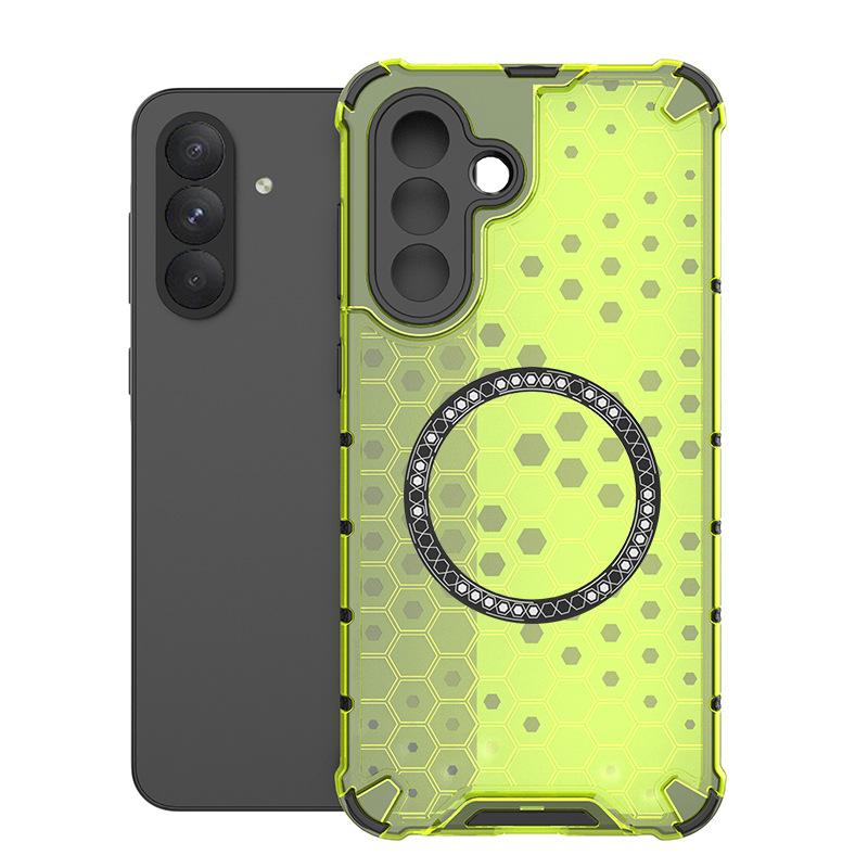 Suitable for One Plus ACE3 Pro Honeycomb Magnetic Mobile Phone Case One Plus Nord4 Color Transparent Anti-drop Protective Case