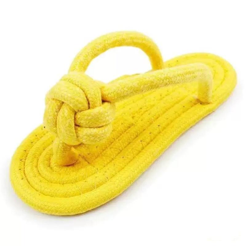 Pet Interactive Chewing Toy Cotton Slipper Rope for Small To Large Dogs Teeth Training Molar Dog Accessory