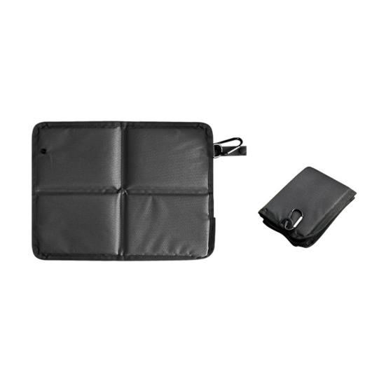 Folding Sitting Pad Waterproof Oxford Cloth Sit Pad Portable Foldable Camping Seat Cushion with Carabiner for Backpacking Hiking Picnics Outdoor Use
