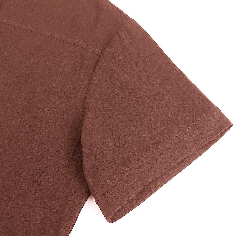 Men's Gothic Warrior Bandage Short Sleeve Medieval Shirt