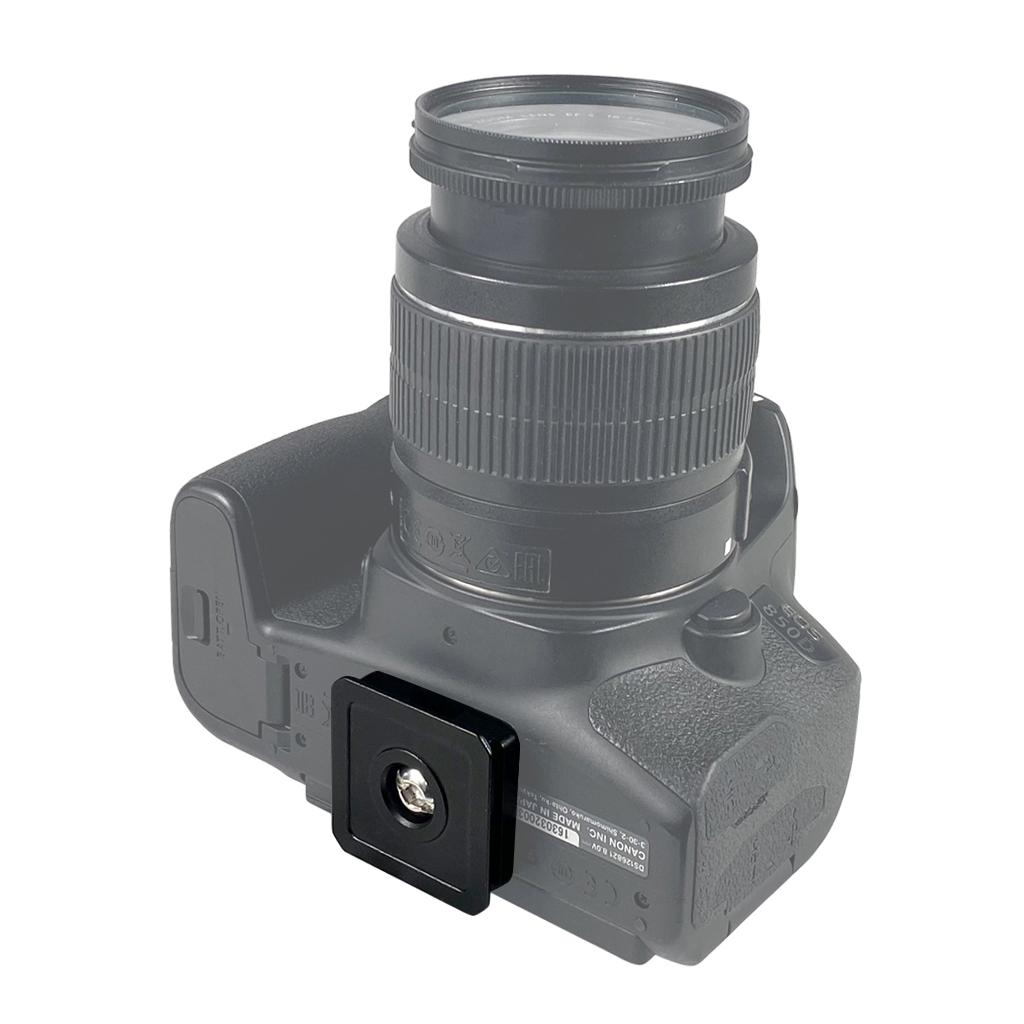 Quick Release Clamp Adapter Board Aluminium Alloy 3/8 to 1/4 Screw Mount for Ball Head Tripod SLR Cameras for Arca Swiss Plate