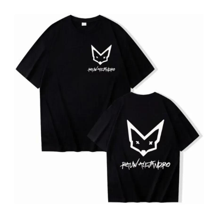 Men'S T-Shirt Fashion Rauw Alejandro Funny Tshirt Men Summer Casual Male T Shirt Hipster Hip-Hop Tee Shirt Homme Streetwear