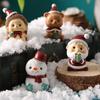 Creative Christmas Family Resin Decorative Piece - Cartoon Dolls for Children's Room Desktop Christmas Santa Christmas Decoration Item