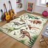 Dinosaur Rug Non-Slip Play Mat Carpet for Boys Bedroom Kids Playroom Living Room Classroom Area Floor Mat Home Decor Doormat