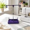 Thread Rack with Inner Storage Compartments Metal Sewing Compact Spool Holder for Home