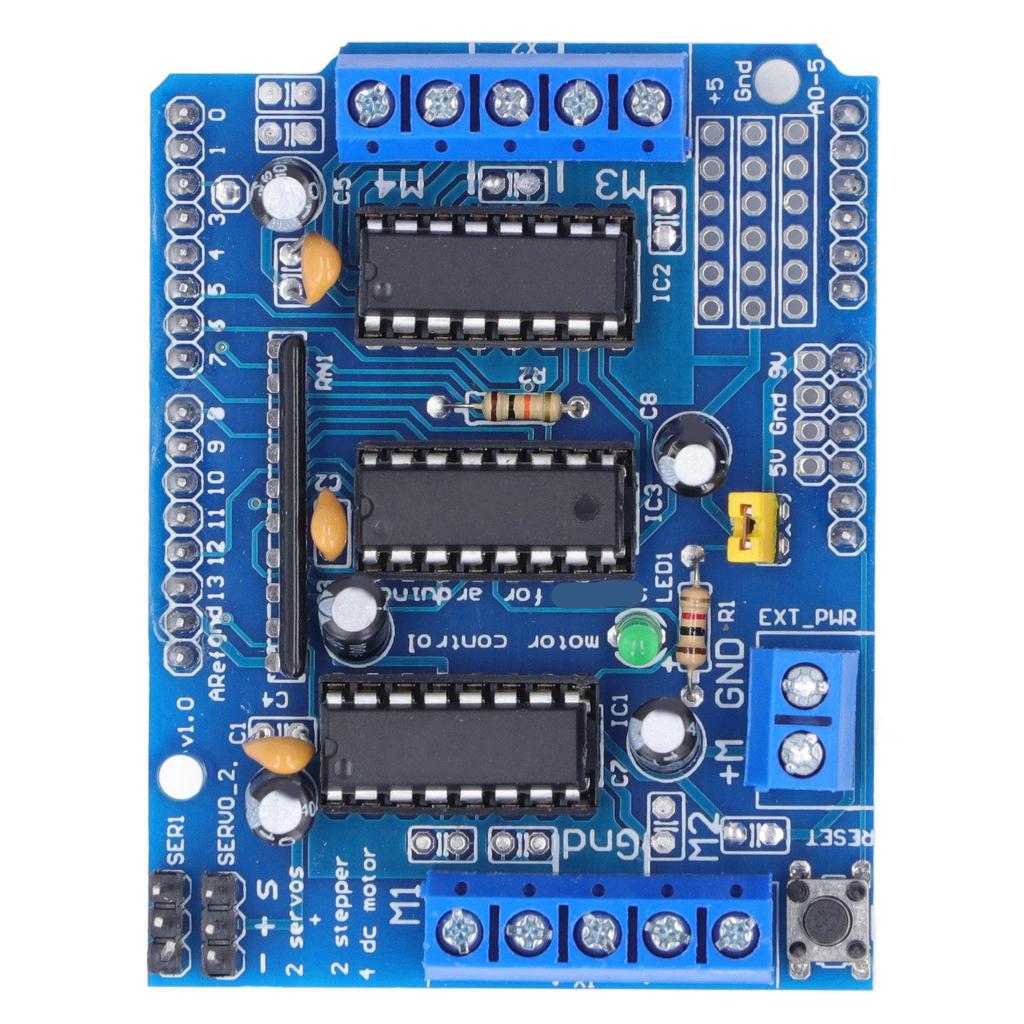 DC Motor Driver Board L293D Stepper Motor Expansion Module Compatible for Duemilanove