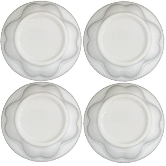 Pottery Clover Set of Outlet Made In Mino Ware Cat's Four-Leaf Teacups, 4, Included, Japan,
