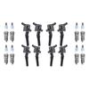 Zündspule DG508 & Zündkerze SP413 Zündkerzen-Kit für Ford F150 Mustang V8 4,6L - 8 Stück