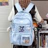Cute Star Pain Bag Women's Backpack Japanese Junior High School High School Students Large Capacity Multicompartment High Value School Bag Women