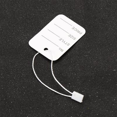 500/1000PCS DIY Fittings Snap Lock Retail Price Tags Clothing Label Hang Tag String Hangtags