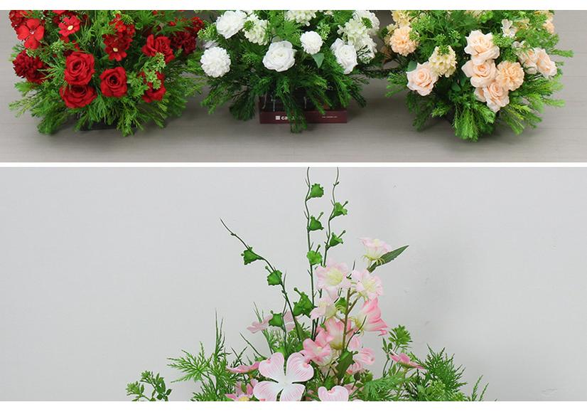 Soft Rubber Simulation Flowers for Wedding, Proposal, and Exhibition Decoration