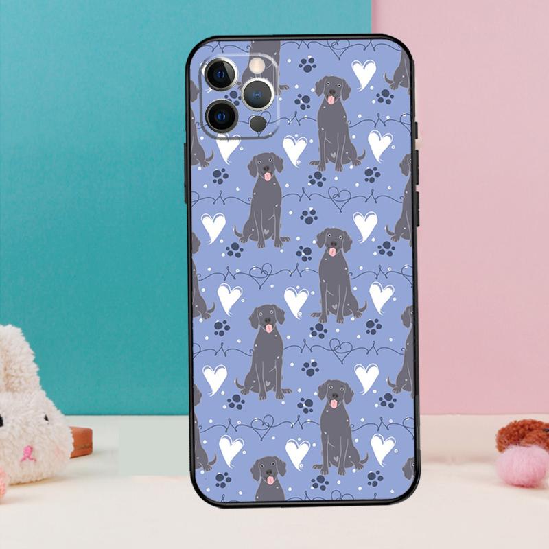 Weimaraner Dog Phone Case For iPhone 17 Air 16 15 14 13 12 11 Pro Max 12 13 Mini 15 16 Plus 16e Cover Coque