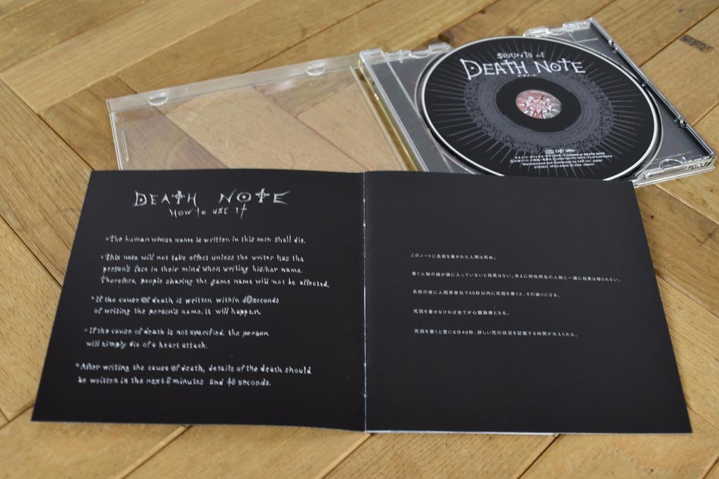 SOUND of DEATH NOTE Original Soundtrack 2006 Japan Kenji Kawai Tested