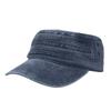 Washed Retro Flat Top Hat Four Seasons Men'S Sun Hat Outdoor Sports Hat