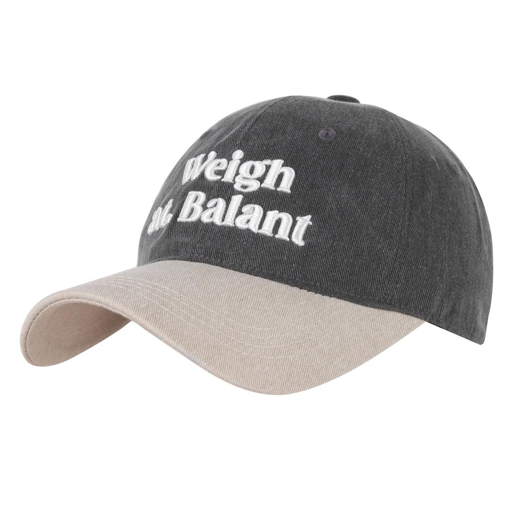 BALANT 2-Tone Washed Ball Cap [Charcoal]