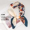New scarf printed square scarf retro silk scarf atmosphere fashionable versatile scarf office shawl