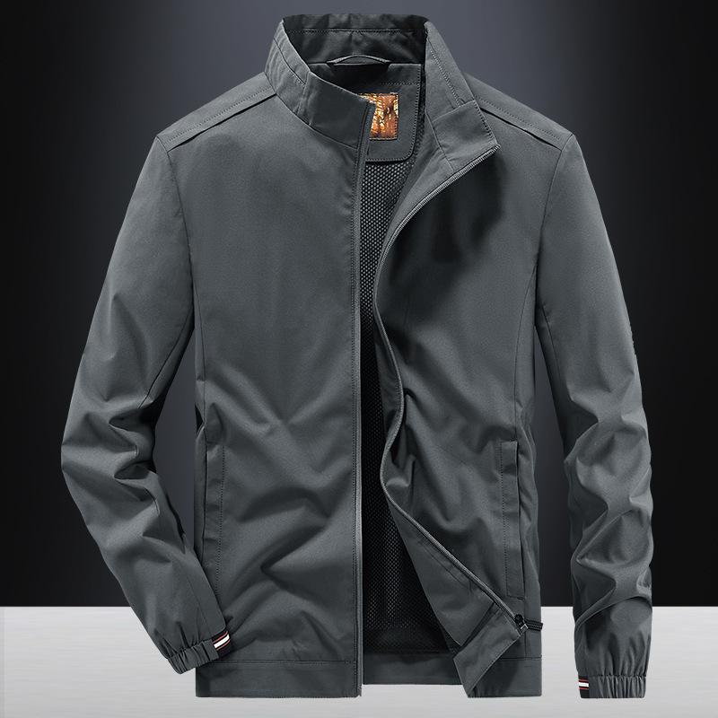 Jacke Herren Stehkragen Herbst und Winter Herren Koreanischer Stil Slim Jugend Vielseitig Outdoor Lässig Vielseitiges Oberteil Jacke