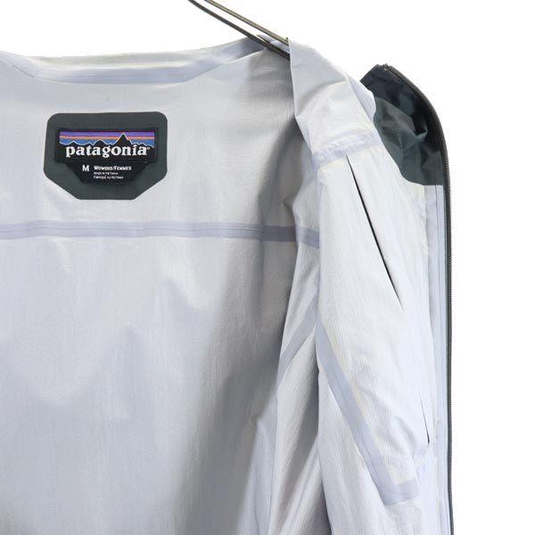 Patagonia Long Sleeve Nylon Zip Hoodie M Gray Outdoors Women Used