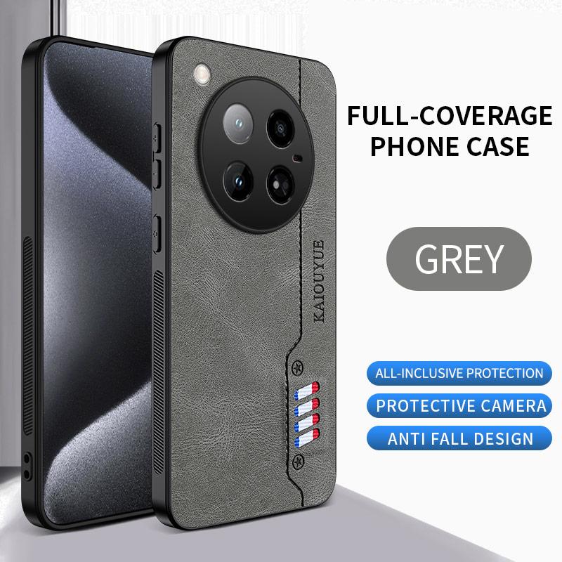 

Для чехла Infinix Zero 40 Новый чехол-накладка из искусственной кожи Защитная задняя крышка для Infinix Zero 30 Zero40 Полная защита Чехол для телефона Infinix Zero 40 4G серый