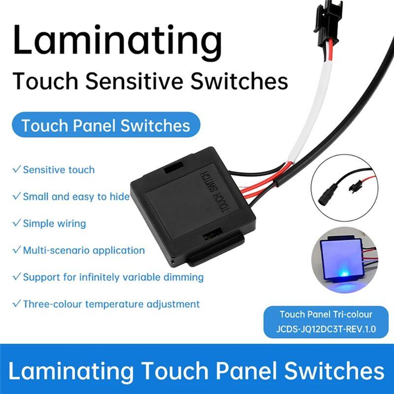 A60zdual-Color Temperature LED Light Adjustment DC 5-12V 3A 36W Intelligent Touch Switch With Fitting Touchpadmay