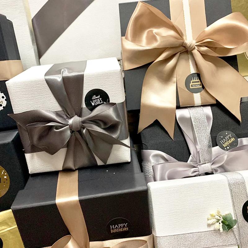 25Yards/Roll 50mm Satin Ribbons Wedding Gift Wrapping Ribbons Bow for DIY Crafts Polyester Christmas Home Decor Accessories Tape