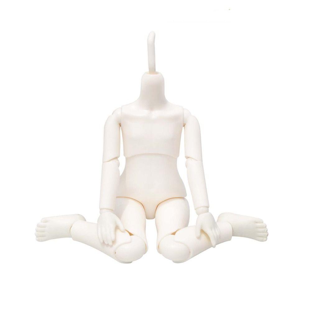 Without Makeup 1/6 Bjd Body Multi Joints Dolls Body Cute Creative Doll's Head  Diy Handmade