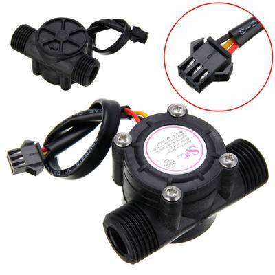 DC 5-18V Water Flow Sensor Flowmeter Hall Flow Sensor Water Control Liquid Flow 1-30L/min 2.0MPa Sensor Switch Flowmeter Counter