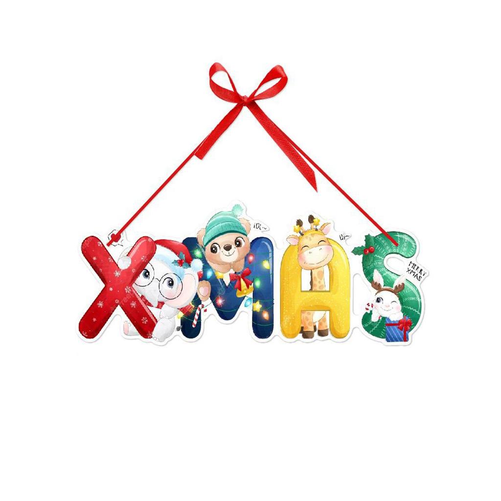 Weihnachtsornament Weihnachts-Thematischer Türhänger Handgefertigt Neujahrsparty Fensteranhänger Wandbehang-Accessoires