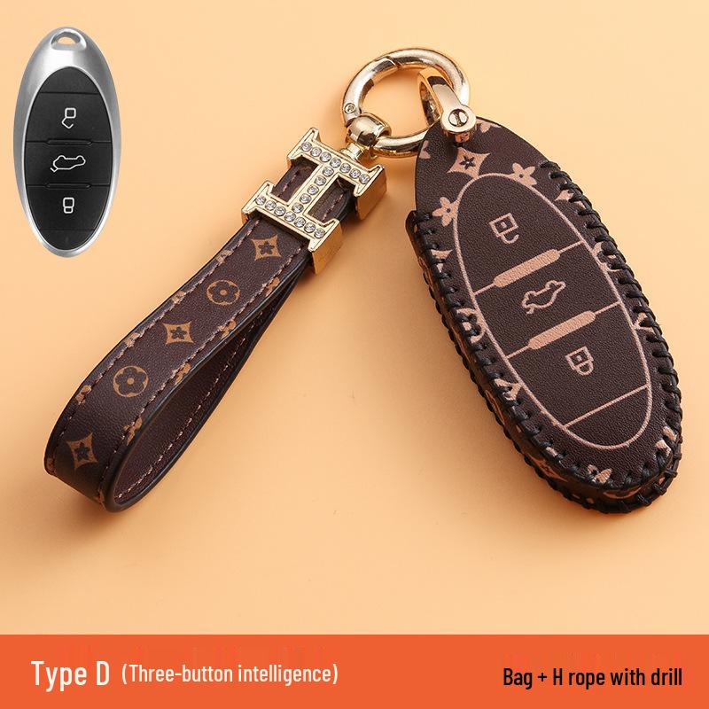 Women's Key Cover Protective Case for FAW Besturn X40/B50/B70/B30/X80/B90/T99