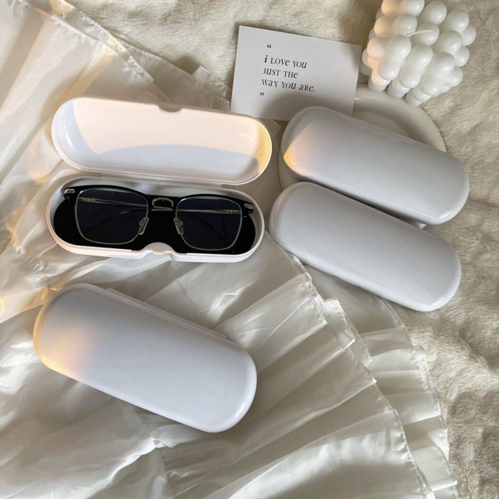 Waterproof Glasses Case Solid Color Eyeglasses Holder Elegant Plastic Sunglasses Box Daily