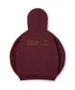 No.057 Long Drop Hoodie (Burgundy)