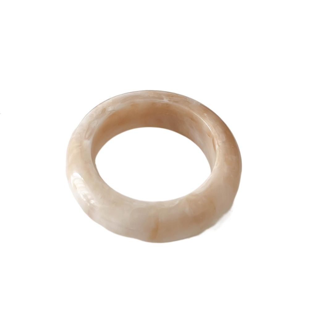 Bohemian Round Wide Bracelet Europe American Style Smudged Hand Ring  Gift