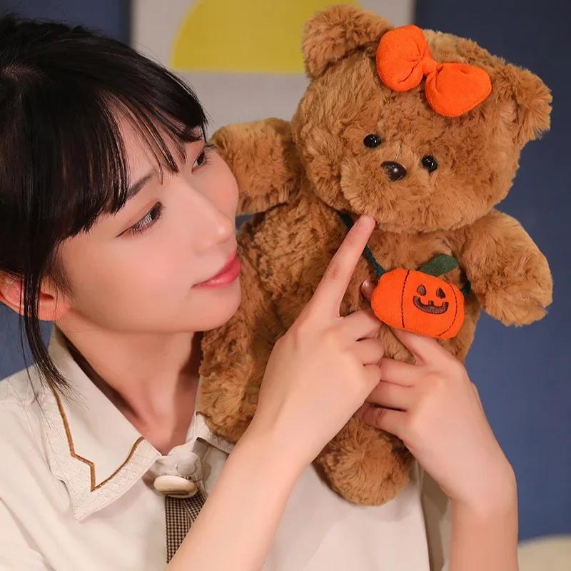 Desene animate drăguț de pluș jucărie de vacanță dovleac urs iepure porc pui păpușă pernă însoțește decompresie jucărie ziua de naștere cadou de Halloween