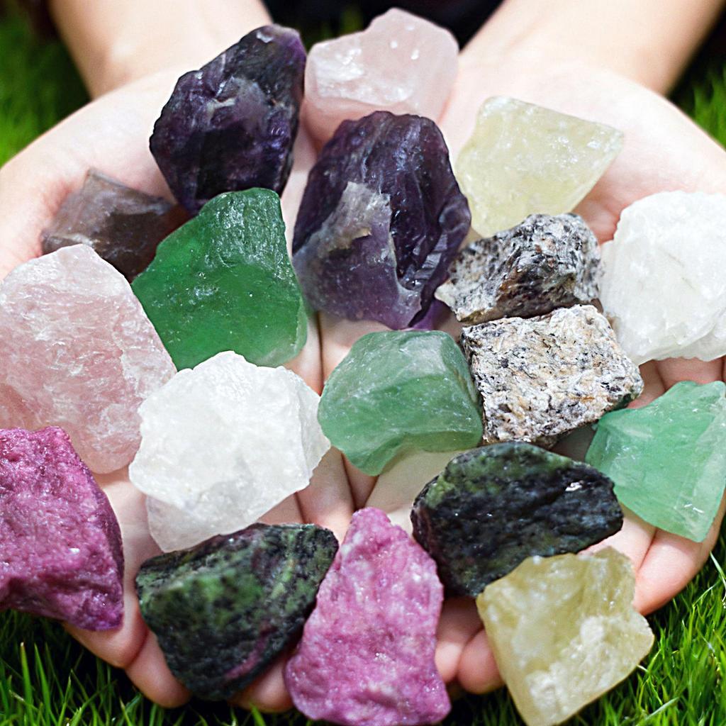 Natural Crystal Raw Ore Diffuser Powder – White & Yellow Incense Stone for Home Office Decoration