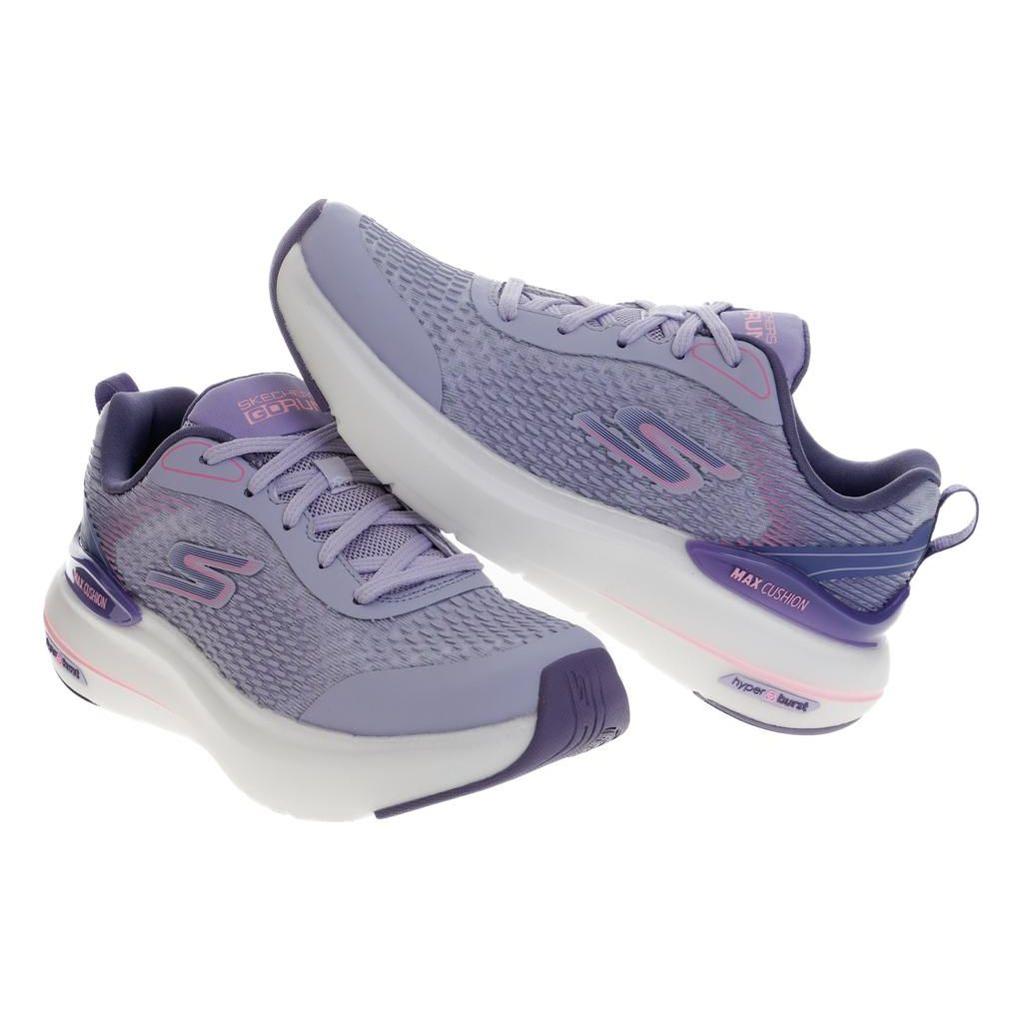 Skechers Go Run Max Comfortable Versatile Shock Absorbing Durable Breathable Low Top Running Shoes Women Sneakers Purple 129293-LAV