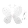 Scintillante Carina Sognante Fata Principessa Angelo Bacchetta Farfalle Ala Cerchietto Festa di Compleanno Halloween Cosplay Costume Accessorio