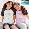 Girls' Summer Loose Short-Sleeve T-Shirt for Kids & Teens
