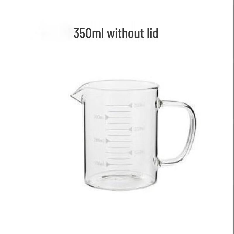 Heat-Resistant Glass Measuring Cup with Handle