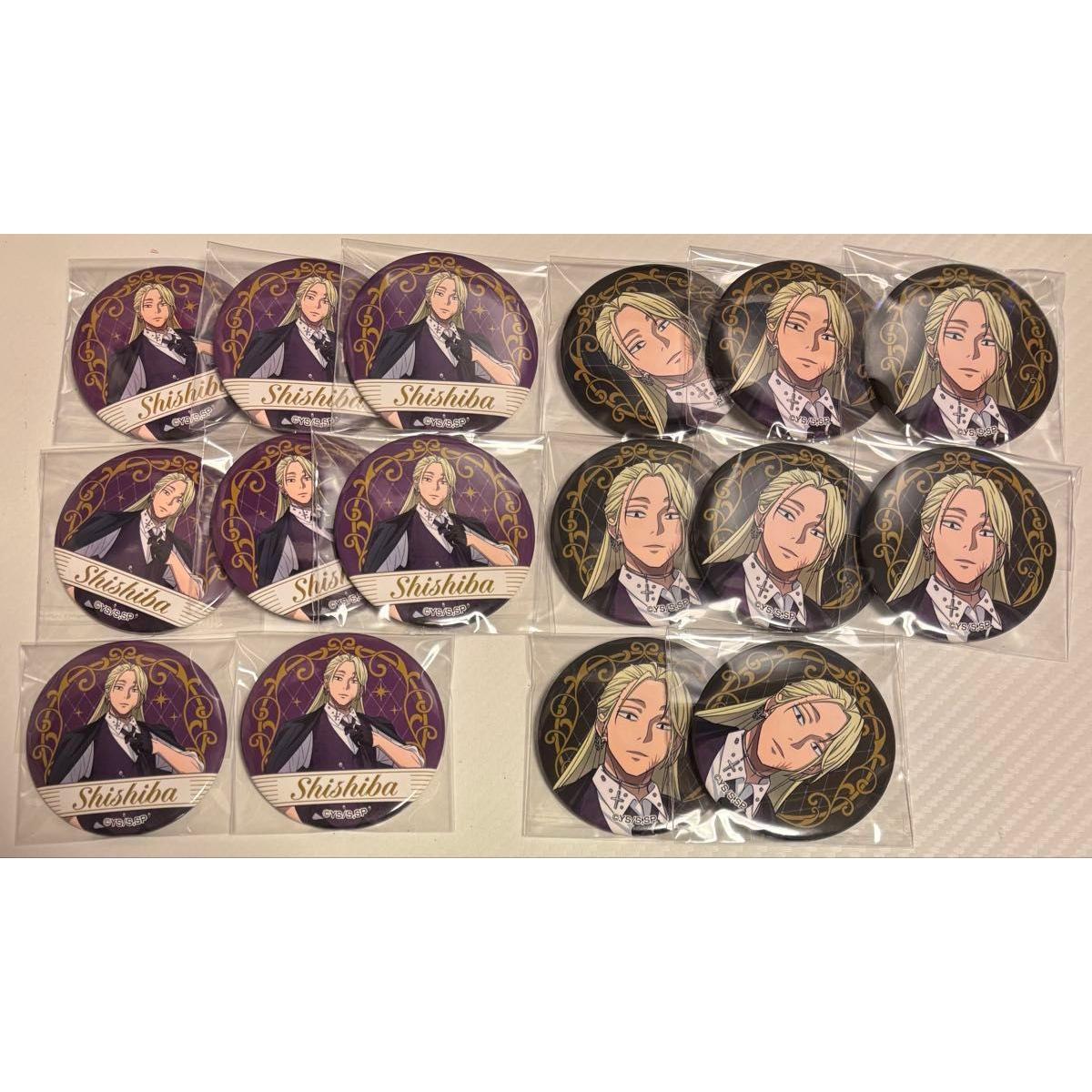Used SAKAMOTO DAYS Medicos Jump Fes Kamisamagi Can Badge 18 pieces
