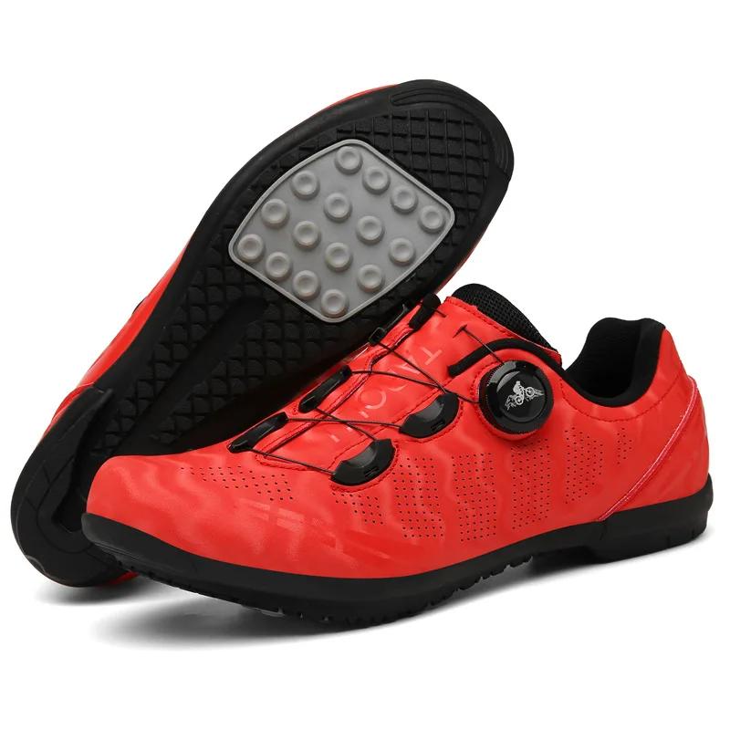 Road bicycle shoes Mtb Men Racing Bike Shoes Self-Locking Speed Bicycle Sneakers Mountain Road Cycling Footwear Women Spd Cleats