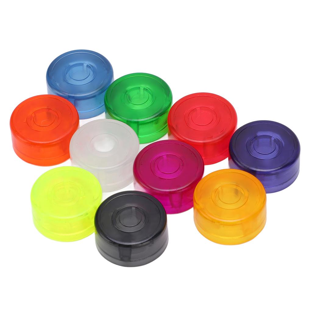 10Pcs Guitar Effect Footswitch Topper Plastic Effect Pedal Protection Caps Guitar Accessories