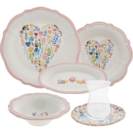 

Karaca Bloom Набор для завтрака из 26 предметов на 6 персон