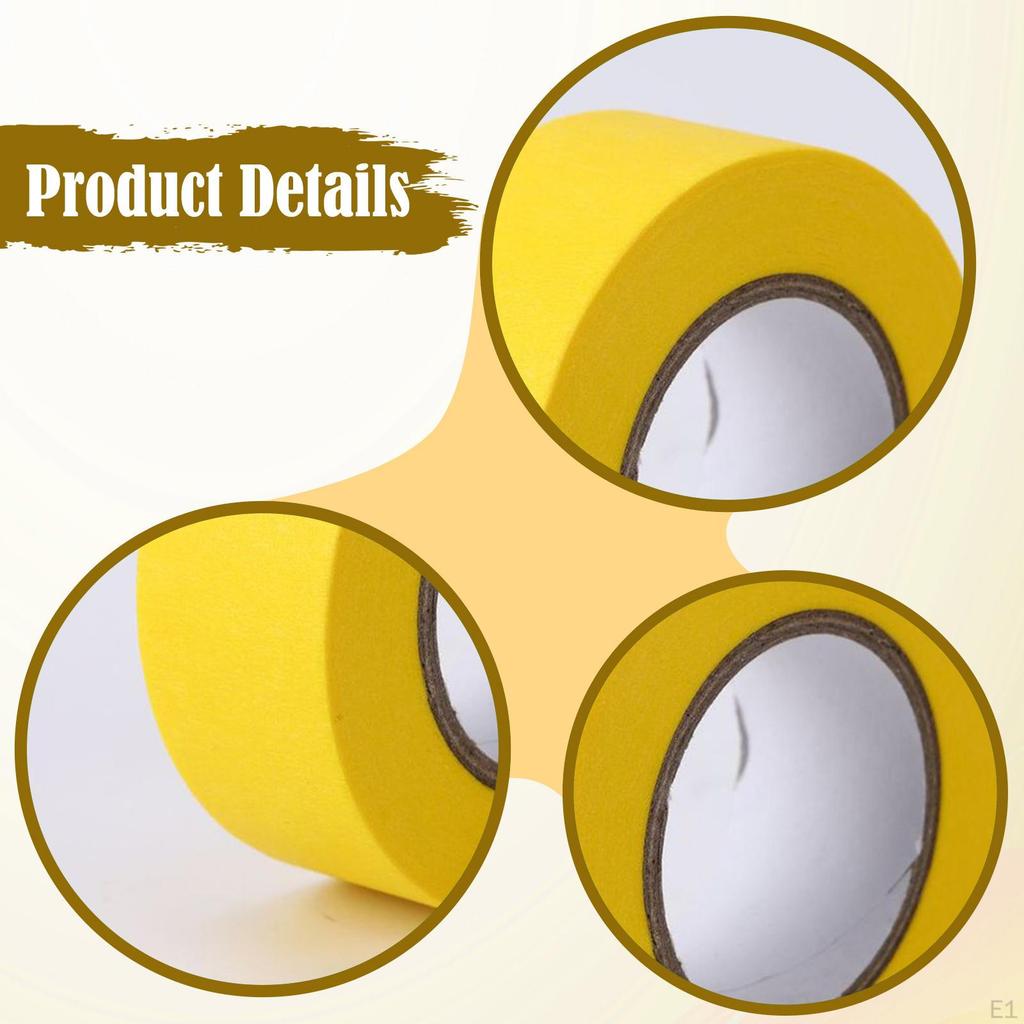 5 Rolls Masking Tape 1 Inch X 65.6 Ft for Painting Painters Coding DIY Projects