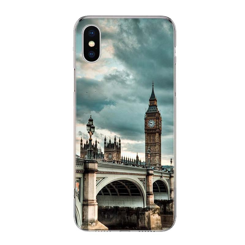 

Hot Sale London City For iPhone 17 Air 16 15 14 Plus 13 Mini 12 11 Pro Max Phone Case 16E 7 Print 8 SE Fundas Cover Soft Coque 1 iPhone 17