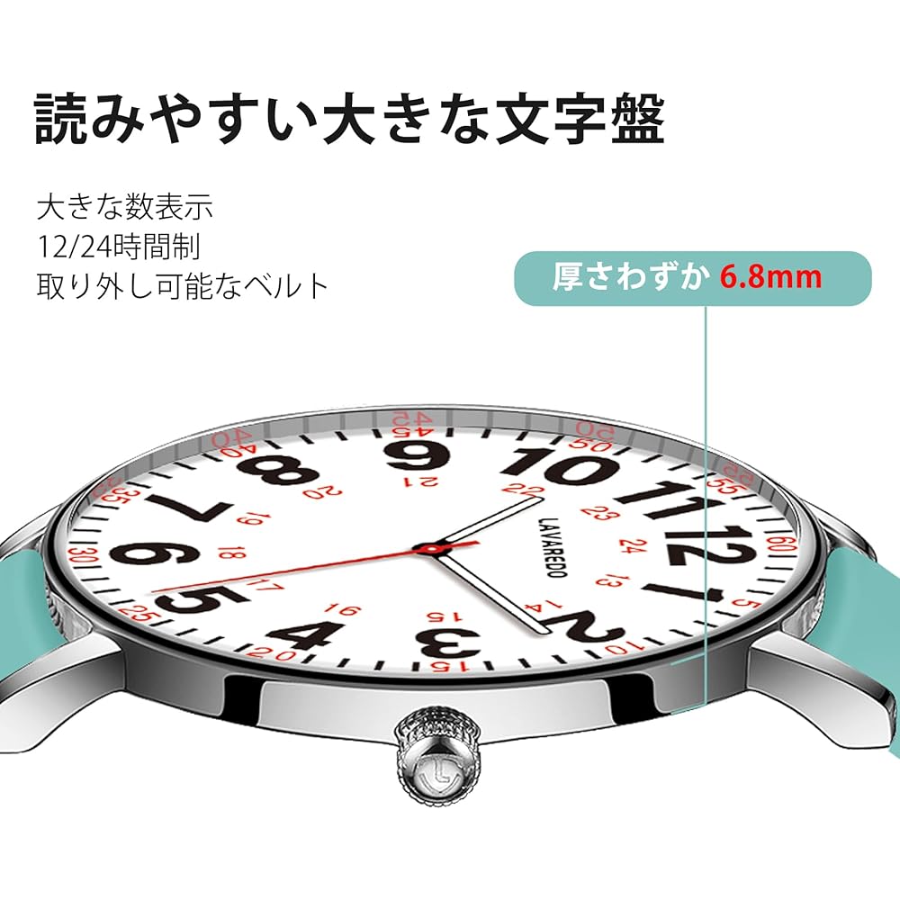 ShunkanSai Women's Analog Quartz Nurse Watch Waterproof Simple Design with Luminous Dial Fashionable Business Timepiece