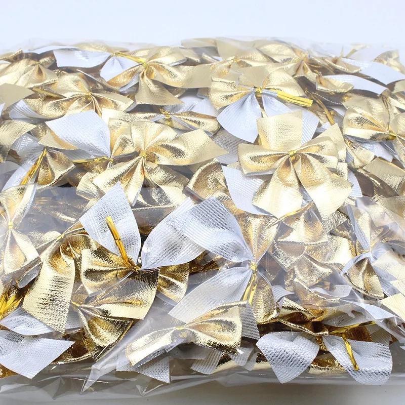 30 buc/set Decorare Petrecere de Crăciun Fundiță Mică Roșie Pandantiv Brad de Crăciun Decorațiuni de Scenă Casă DIY Sărbători Anul Nou